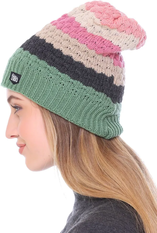 Multicolor_Self_Design_Skull_Cap_Cap_For_Women