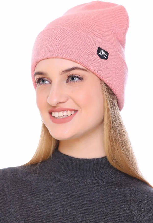 Pink_Solid_Skull_Cap_Cap_For_Women