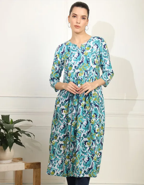 Sky_Blue_Pure_Cotton_Dresses_For_Women