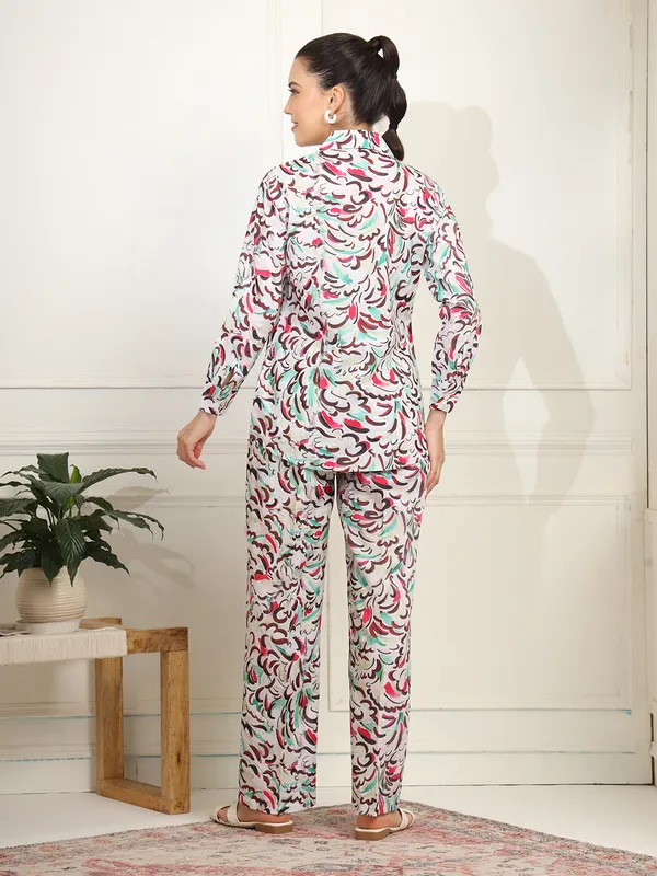 Multicolor_Pure_Cotton_Co-Ord_Set_For_Women