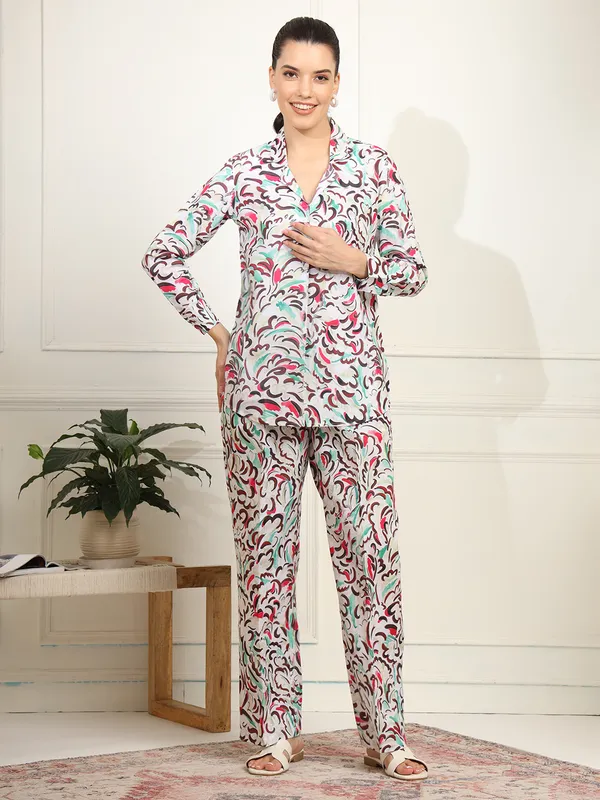 Multicolor_Pure_Cotton_Co-Ord_Set_For_Women
