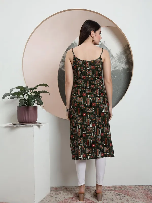 Green_Rayon_Kurtis_For_Women