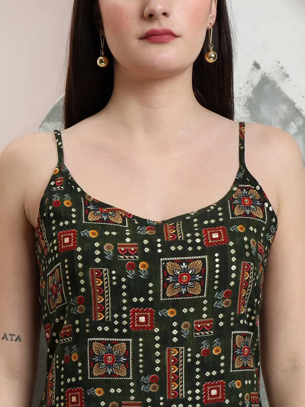 Green_Rayon_Kurtis_For_Women