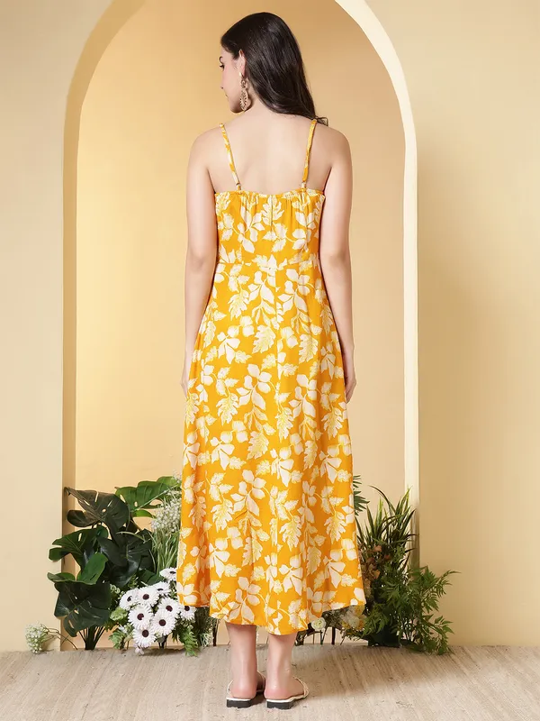 Mustard_Viscose_Rayon_Dresses_For_Women