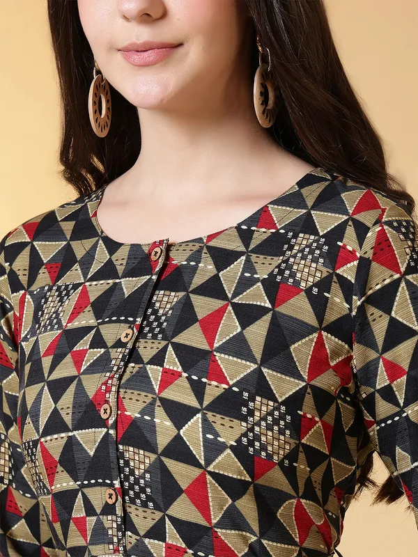 Green_Viscose_Rayon_Dresses_For_Women