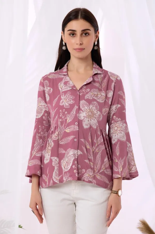 Pink_Viscose_Rayon_Top_For_Women