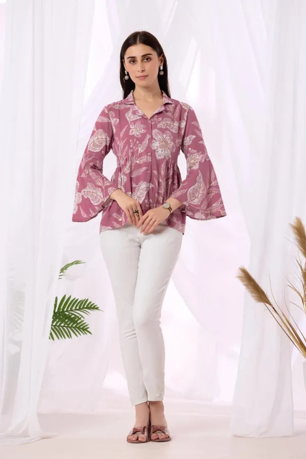 Pink_Viscose_Rayon_Top_For_Women