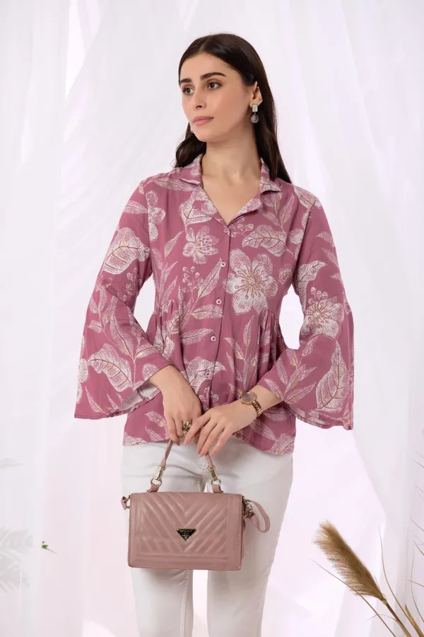 Pink_Viscose_Rayon_Top_For_Women