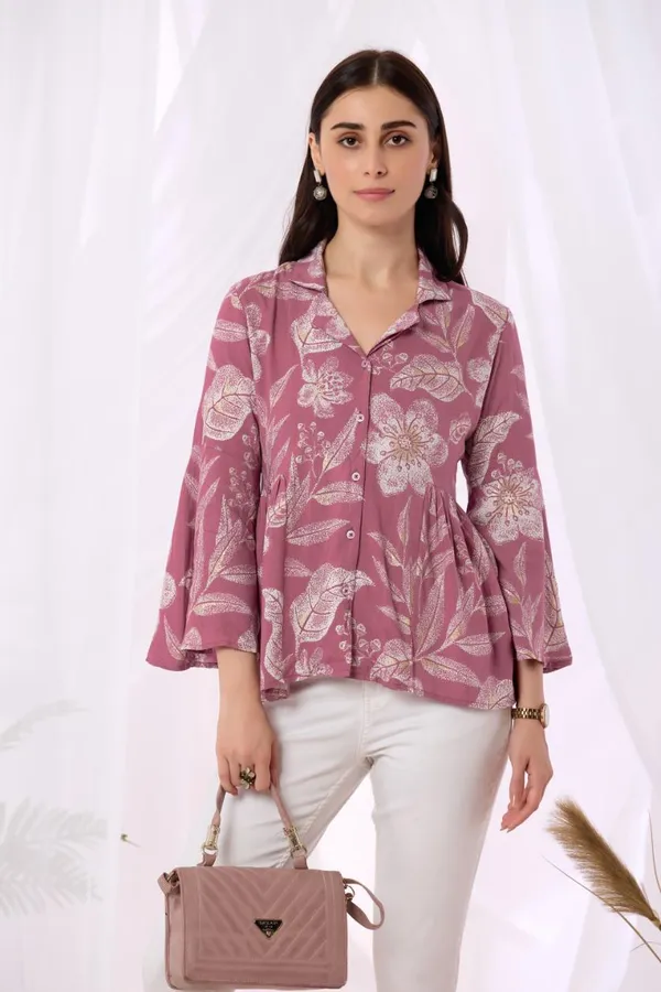 Pink_Viscose_Rayon_Top_For_Women