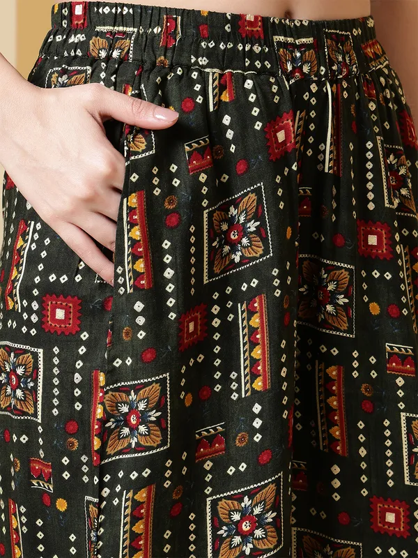 Green_Viscose_Rayon_Co-Ord_Set_For_Women