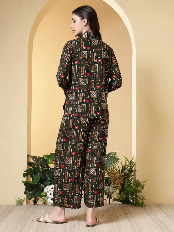 Green_Viscose_Rayon_Co-Ord_Set_For_Women