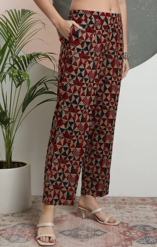 Red_Rayon_Co-Ord_Set_For_Women
