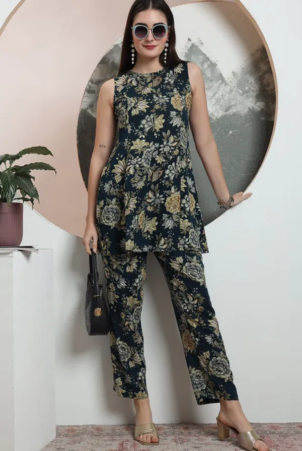 Navy_Blue_Rayon_Co-Ord_Set_For_Women