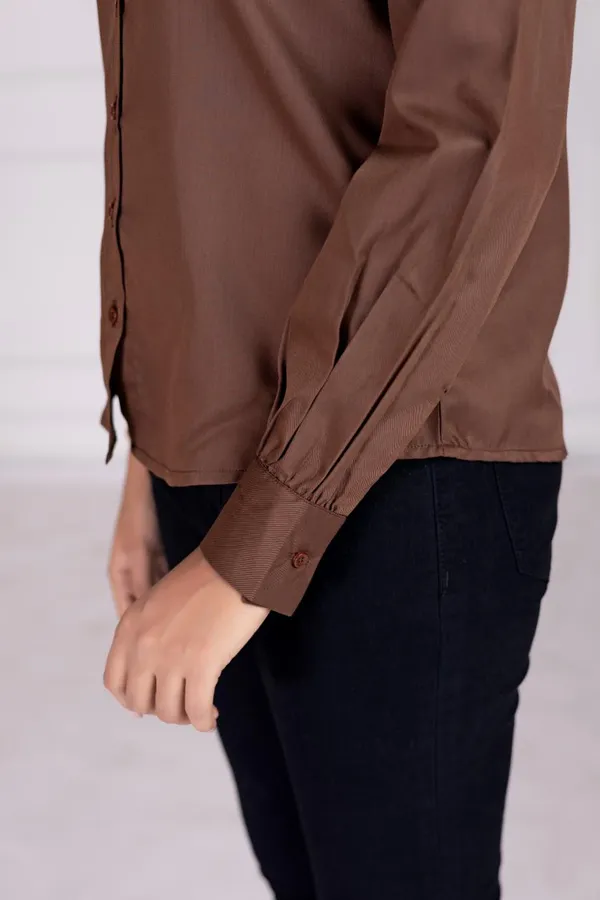 Coffee_Cotton_Shirts_For_Women
