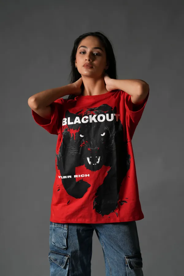 Red_Blackout_T-Shirt_For_Unisex