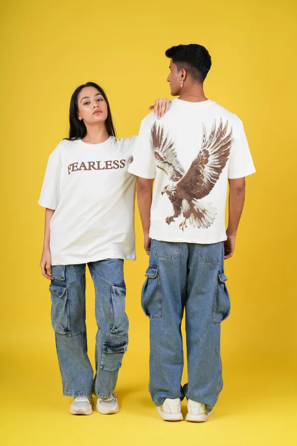 White_Fearless__T-Shirt_For_Unisex