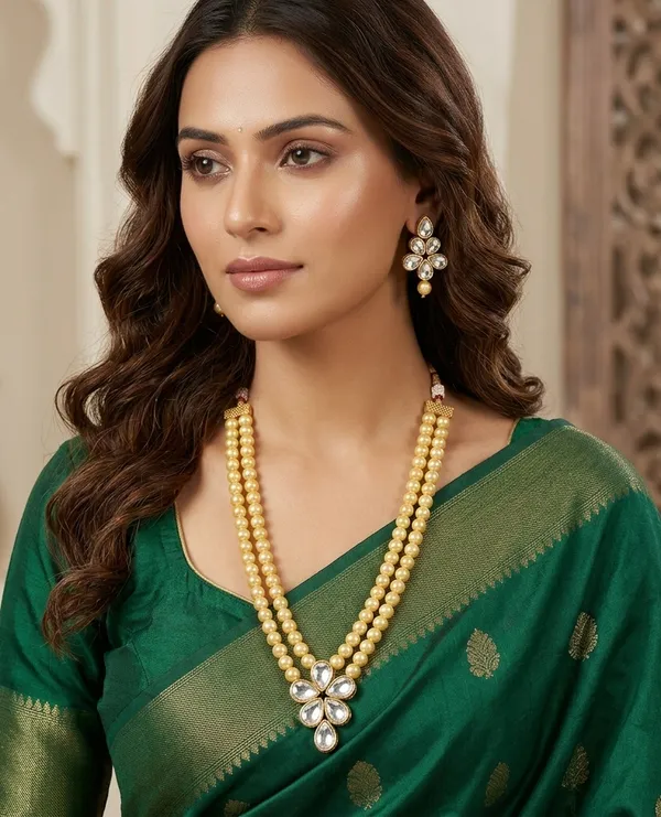 Yellow_&_Golden_Brass_Premium_&_Elegant_Necklace_&_Earring_Set_For_Women