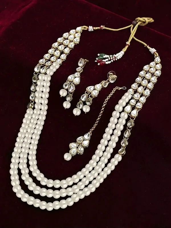 Viva_Jewels_Regal_White_Brass_Premium_Bridal_Necklace_Set_–_Majestic_Triple-Strand_Pearl_&_Kundan_Layered_Mala_with_Matching_Earrings_and_Maang_Tikka