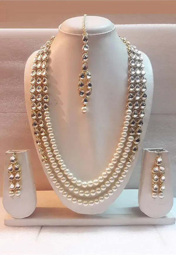 Viva_Jewels_Regal_White_Brass_Premium_Bridal_Necklace_Set_–_Majestic_Triple-Strand_Pearl_&_Kundan_Layered_Mala_with_Matching_Earrings_and_Maang_Tikka