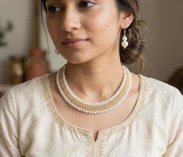 Viva_Jewels_Regal_Aura_Pearl_&_Gold_Mesh_Choker_–_Exquisite_Triple-Layered_Necklace_Set_with_Handcrafted_Gold-Toned_Mesh_Inlay_and_Matching_Double-Pearl_Drops