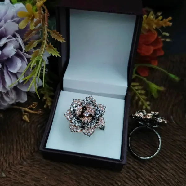 Viva_Jewels_Antique_Rose_Bloom_Statement_Ring_–_Handcrafted_Dual-Tone_Floral_Band_with_Pink_&_Clear_Micro-CZ_Pave_Setting