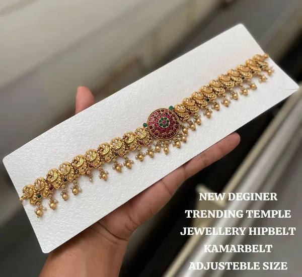 Viva_Jewels_Divine_Antique_Gold-Plated_Temple_Kamarbandh_–_Traditional_Waist_Belt_with_Peacock_Artisanship,_Ruby-Red_Accents,_and_Pearl_Droplets