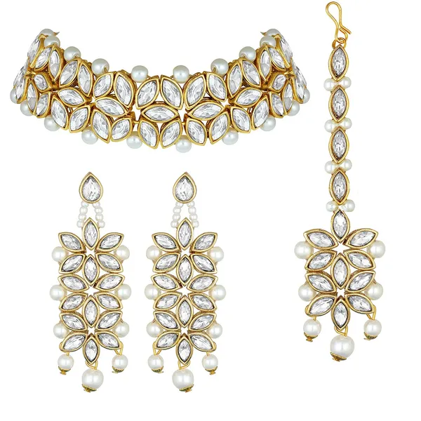 Viva_Jewels_Regal_Gold-Plated_White_Crystal_Choker_Set_–_Handcrafted_Marquise-Cut_Stone_Choker_with_Matching_Drop_Earrings_and_Elegant_Maang_Tikka