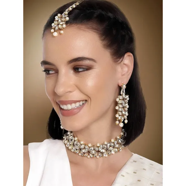Viva_Jewels_Regal_Gold-Plated_White_Crystal_Choker_Set_–_Handcrafted_Marquise-Cut_Stone_Choker_with_Matching_Drop_Earrings_and_Elegant_Maang_Tikka