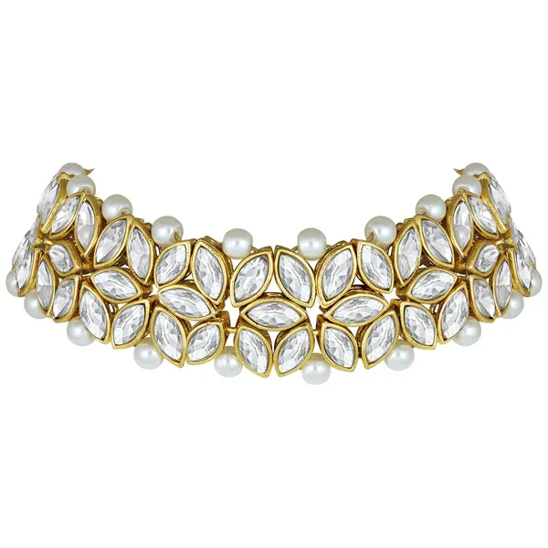 Viva_Jewels_Regal_Gold-Plated_White_Crystal_Choker_Set_–_Handcrafted_Marquise-Cut_Stone_Choker_with_Matching_Drop_Earrings_and_Elegant_Maang_Tikka