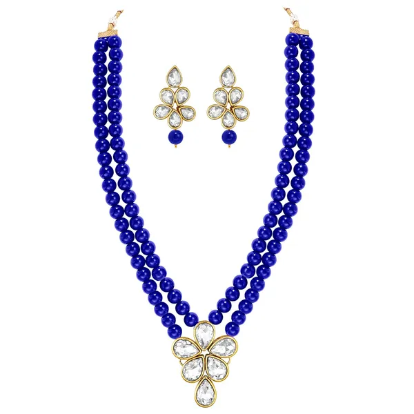 Viva_Jewels_Regal_Double-Layer_Royal_Blue_Pearl_Statement_Set_–_Handcrafted_Gold-Plated_Rani_Haar_with_Floral_Kundan_Pendant_and_Matching_Drop_Earrings