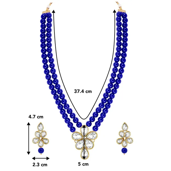 Viva_Jewels_Regal_Double-Layer_Royal_Blue_Pearl_Statement_Set_–_Handcrafted_Gold-Plated_Rani_Haar_with_Floral_Kundan_Pendant_and_Matching_Drop_Earrings