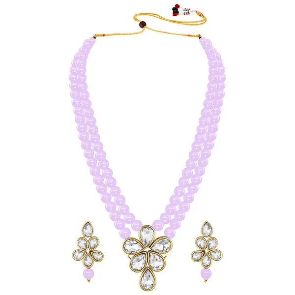 Viva_Jewels_Regal_Lavender-Violet_Brass_Premium_Multi-Strand_Necklace_Set_–_Majestic_Double-Strand_Pastel_Bead_Necklace_with_Grand_Floral_Kundan_Pendant_and_Matching_Earrings