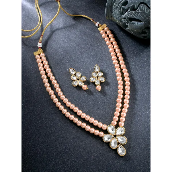 Viva_Jewels_Regal_Double-Layer_Peach_Pearl_Statement_Set_–_Handcrafted_Gold-Plated_Rani_Haar_with_Floral_Kundan_Pendant_and_Matching_Drop_Earrings