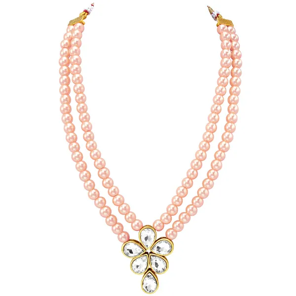 Viva_Jewels_Regal_Double-Layer_Peach_Pearl_Statement_Set_–_Handcrafted_Gold-Plated_Rani_Haar_with_Floral_Kundan_Pendant_and_Matching_Drop_Earrings