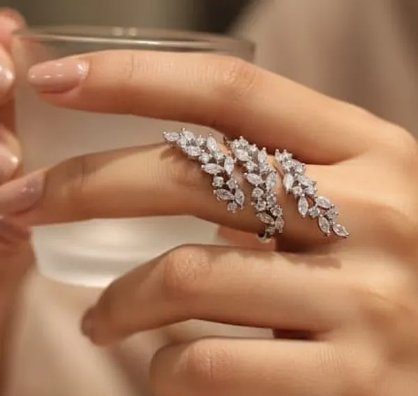 Viva_Jewels_Silver-Plated_Full_Finger_Statement_Ring_|_Leaf_Motif_Marquise_CZ_Vine_Ring_|_Adjustable_Wrap-Around_Party_Wear_Jewelry_for_Women