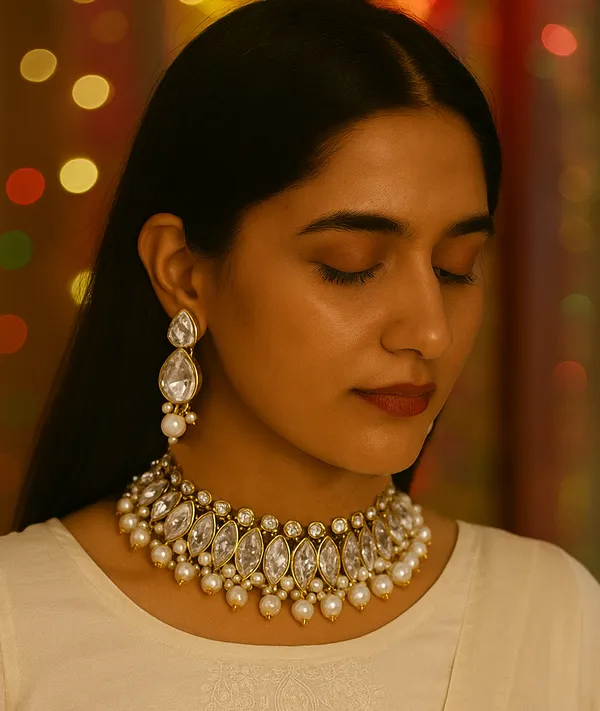 Viva_Jewels_Regal_Gold-Plated_Kundan_Choker_Set_–_Traditional_Bridal_Necklace_with_Matching_Earrings_&_Maang_Tikka_for_Weddings_&_Festive_Wear