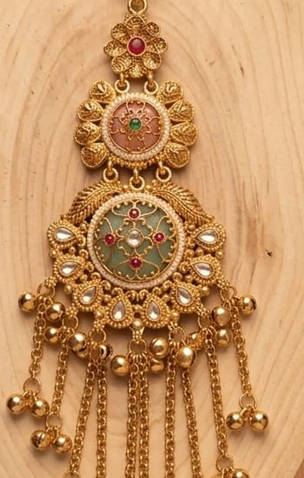Viva_Jewels_Traditional_Gold-Plated_Kamarbandh_Challa_–_Heritage_Style_Waist_Accessory_with_Meenakari_Artistry,_Kundan_Accents,_and_Rhythmic_Golden_Droplets