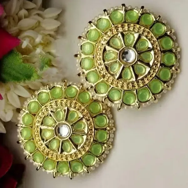 Viva_Jewels_Regal_Olive_Green_Kundan_Studs_–_Handcrafted_Gold-Plated_Oversized_Floral_Chandbali_Ear_Studs_with_Pearl_Border_and_Mirror_Accent