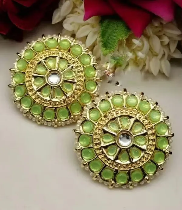 Viva_Jewels_Regal_Olive_Green_Kundan_Studs_–_Handcrafted_Gold-Plated_Oversized_Floral_Chandbali_Ear_Studs_with_Pearl_Border_and_Mirror_Accent
