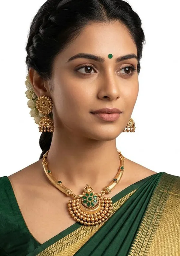 Viva_Jewels_Premium_Gold-Plated_Hasli_Choker_Set_–_Royal_Ethnic_Necklace_with_Emerald_Green_Accents_&_Matching_Earrings_for_Festive_&_Wedding_Wear