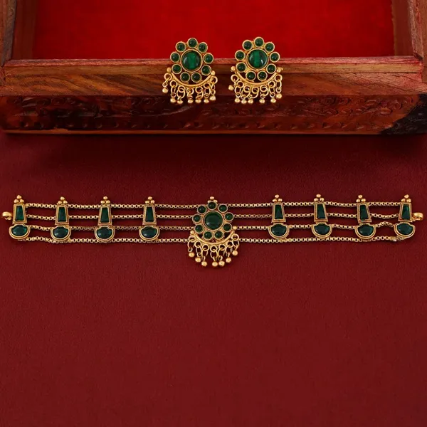 Viva_Jewels_Premium_Emerald_Green_Brass_Choker_Set_–_Elegant_Ethnic_Choker_Necklace_with_Matching_Earrings_for_Weddings_&_Festive_Glamour