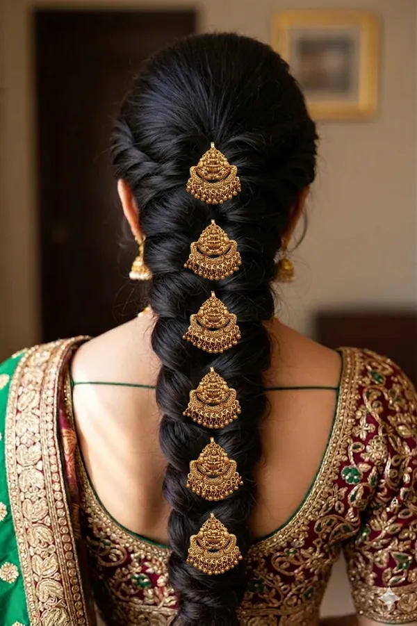 Viva_Jewels_Traditional_Gold-Plated_Temple_Hair_Jada_Brooches_–_Majestic_Goddess_Lakshmi_Motif_Hair_Pins_with_Antique_Beadwork_(Set_of_9)