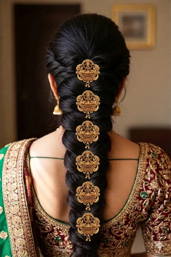 Viva_Jewels_Regal_Gold-Plated_Floral_Hair_Jada_Brooch_Pins_–_Traditional_Temple-Style_Hair_Accessory_Set_with_Radiant_Red_Stones_and_Pearl_Droplets_(Set_of_9)