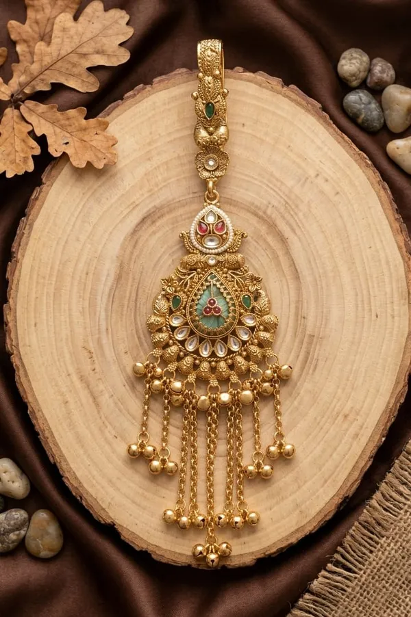 Viva_Jewels_Traditional_Gold-Plated_Kamarbandh_Challa_–_Majestic_Heritage_Style_Waist_Accessory_with_Mint_Green_Meenakari,_Kundan_Accents,_and_Rhythmic_Golden_Chain_Droplets