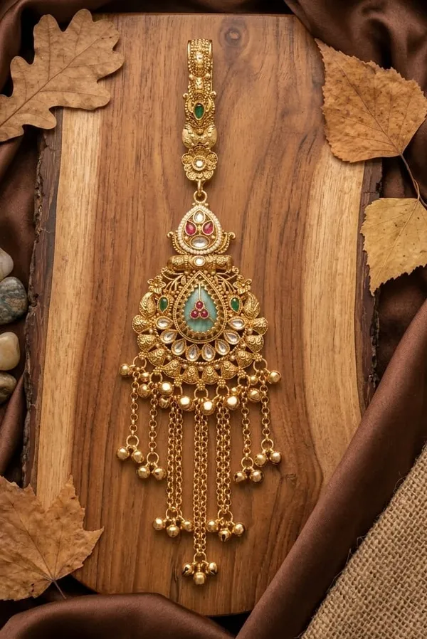 Viva_Jewels_Traditional_Gold-Plated_Kamarbandh_Challa_–_Majestic_Heritage_Style_Waist_Accessory_with_Mint_Green_Meenakari,_Kundan_Accents,_and_Rhythmic_Golden_Chain_Droplets