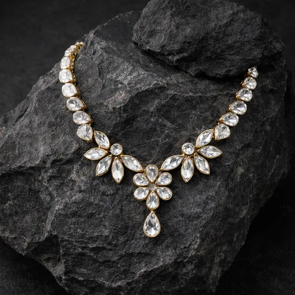 Viva_Jewels_Regal_Gold-Plated_Kundan_Choker_Necklace_Set_–_Majestic_Heritage_Bridal_Choker_with_Intricate_Stone_Work_and_Matching_Teardrop_Earrings