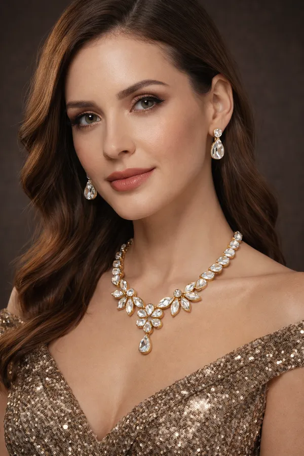 Viva_Jewels_Regal_Gold-Plated_Kundan_Choker_Necklace_Set_–_Majestic_Heritage_Bridal_Choker_with_Intricate_Stone_Work_and_Matching_Teardrop_Earrings