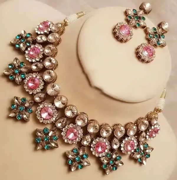 Viva_Jewels_Regal_Gold-Plated_Kundan_Choker_Set_–_Exquisite_Stone_Studded_Bridal_Necklace_with_Matching_Crescent_Drop_Earrings_Accents
