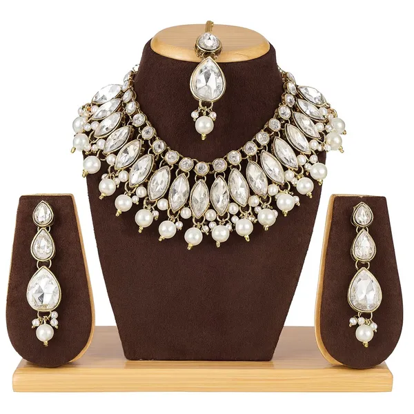 Viva_Jewels_Regal_Gold-Plated_Kundan_&_Pearl_Choker_Set_–_Heritage_Bridal_Necklace_with_Marquise_Crystal_Accents,_Matching_Drop_Earrings,_and_Maang_Tikka