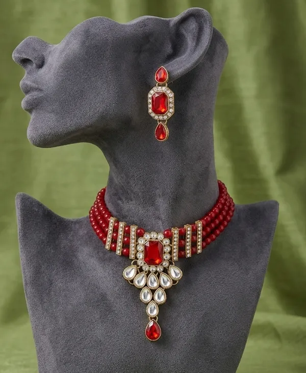 Viva_Jewels_Regal_Gold-Plated_Crimson_Kundan_Choker_Set_–_Traditional_Handcrafted_Necklace_with_Ruby-Red_Accents_and_Matching_Statement_Earrings